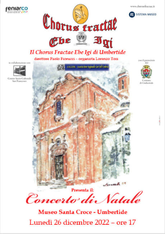Il 26 dicembre a Santa Croce il Concerto di Natale del Chorus Fractae Ebe Igi