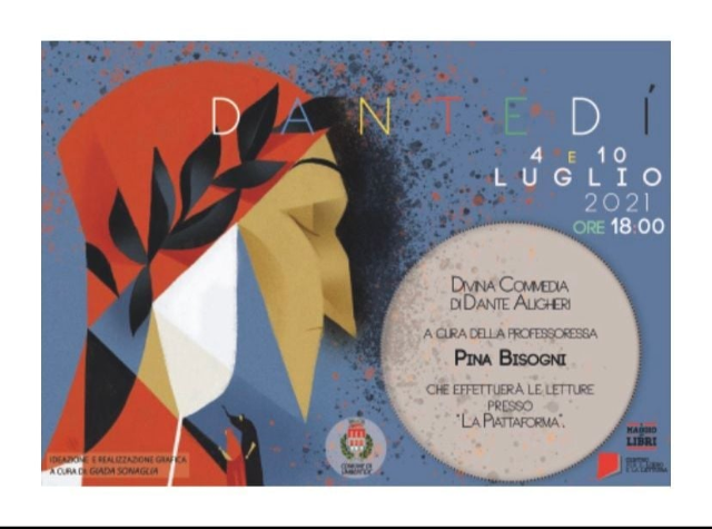 Il 4 e il 10 luglio in Piattaforma si celebra Dante con le letture della professoressa Giuseppina Bisogni