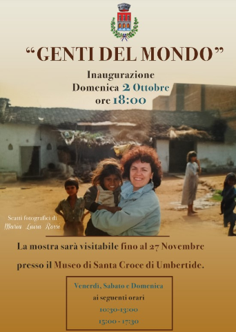 Il 2 ottobre a Santa Croce apre la mostra “Genti del mondo”