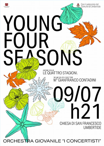 Il 9 luglio alla chiesa di San Francesco il concerto Young Four Seasons-Antonio Vivaldi e le quattro stagioni” della scuola di musica “I Concertisti”