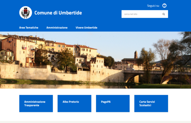 Online il nuovo sito istituzionale del Comune di Umbertide