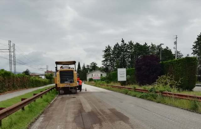 Iniziati i lavori di rifacimento del manto stradale di alcuni tratti della ex strada statale Tiberina