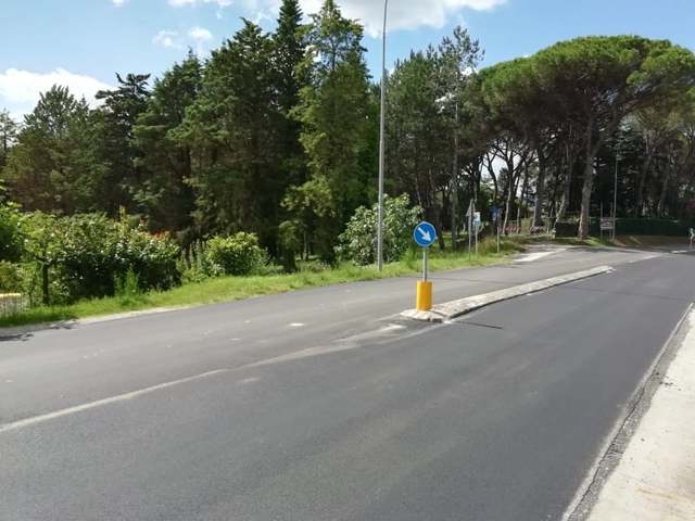 Nuovi asfalti nella parte alta di via Roma